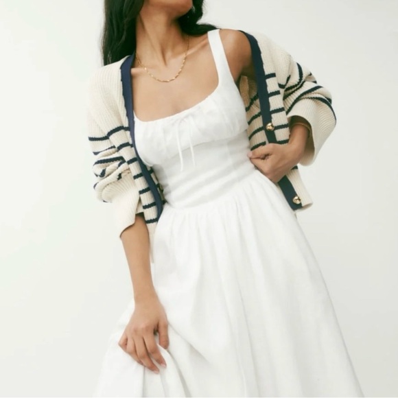 SOLD Reformation Balia Linen Dress NWOT - Picture 2 of 9